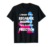 ImagineForYou T-Shirt Citation Amour Phrase Beauf et Cadeau Levrette Noir Unisex S