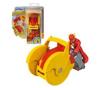 Mattel Fisher-Price Fisher_Price Imaginext Coffret Figurine Batman et Véhicule Transformable en Batmobile Head Shifters DC Super Friends, à Collectionner, Jouet Enfant, Dès 3 Ans, HGX91