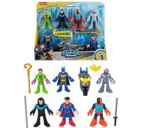 Imaginext-DC Super Friends-Coffret de figurines Deluxe avec 9 éléments - Imaginext - HXF94