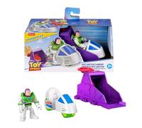Fisher-Price Coffret lanceur Imaginext JKW24 Toy Story, figurine articulée 7,5 cm, véhicule