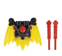 Imaginext Jet Pack de remplacement et 2 projectiles DC Super Friends Deluxe | Fisher-Price, GWX46, pièces, ensemble de jeu, collection, armement, vol, rouge, jaune, noir