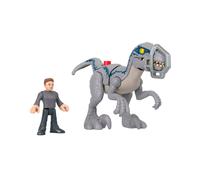 Imaginext - Jurassic World - Coffret Blue En Fuite - Figurines Pour Enfants - 3 Ans Et +