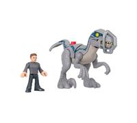 Imaginext - Jurassic World - Coffret Blue En Fuite - Figurines Pour Enfants - 3 Ans Et +