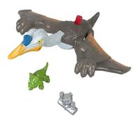 Imaginext - Jurassic World - Coffret Quetzalcoatlus Bat Des Ailes - Petite Voiture - 5 Ans Et +