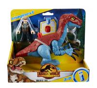 Imaginext - Jurassic World - Therizinosaurus Et Owen - Figurines Pour Enfants - 3 Ans Et +