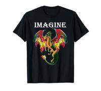 Imaginez être un dragon qui respire les ailes magiques pour garçons et hommes T-Shirt