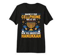 Imaginez si Votre téléphone Portable était à 10% mais a duré 8 Jours Maintenant Y T-Shirt Haut de Gamme