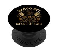 Imago Dei - Image DE Dieu - Latin - Théologie réformée PopSockets PopGrip Adhésif