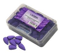 IMAGO Lot de 70 cônes d'encens dans différentes variantes de parfum au choix - Cônes de fumée naturels pour flux de fontaines (lavande)