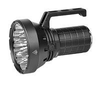 IMALENT SR16 Mini Lampe Torche Puissante Rechargeable 55 000lumens, Longue Portée de 1715m- Lampes LED 16 Ampoules CREE XHP50.3 - Poignée légère idéale pour la pêche, l'industrie et la police