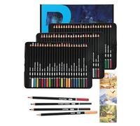IMALPQPP Set de 72 Crayons de Couleur - Crayon de couleur à base d'huile pour adultes et enfants, idéal pour malette dessin, dessiner, colorier et ombrer