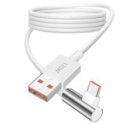 iMangoo 120W 6A Câble Tressé USB-C Charge Rapide 1m Coudé 90°pour Redmi 15C | Nylon Câble USB vers USB-C pour Xiaomi 17T/15T/14T/13T/12T/11T Pro/Pad 8/7/6/5/POCO X8/F8/M8/X7/Redmi Note 15 14 13 12 11Pro