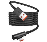 iMangoo 120W 6A Câble Tressé USB-C Charge Rapide 2m Coudé 90°pour Redmi 15C | Nylon Câble USB vers USB-C pour Xiaomi 17T/15T/14T/13T/12T/11T Pro/Pad 8/7/6/5/POCO X8/F8/M8/X7/Redmi Note 15 14 13 12 11Pro