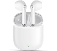 iMangoo 5.3 Écouteurs Bluetooth sans fil pour petites oreilles | Mini écouteurs semi-intra-auriculaires avec micro pour le travail, les trajets et les voyages pour iPhone 17 Pro Max 16 15