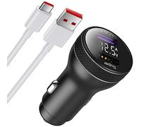 iMangoo 67W Chargeur Voiture Rapide pour Redmi Note 15 14 13 12 11 Pro 15C | Chargeur pour Turbo Allume Cigare USB avec 6A Câble USB C 1m pour Xiaomi 15 Ultra 14T 12 11T 11 Ultra POCO X8 X7Pro X6Pro F6