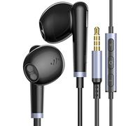 iMangoo Ecouteurs Filaire pour Xiaomi Redmi 14C 10 Note 11s 11 13 12 Pro | Écouteurs Intra-Auriculaires Oreillettes Filaires avec Micro Anti-Bruit Casque pour Samsung A05S A15 A14 A23 A25 A04S