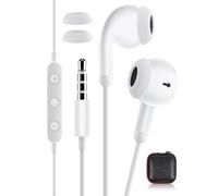 iMangoo Écouteurs Filaires 3.5mm pour Xiaomi Redmi Note 15 14 13 Pro 15C | Écouteurs Intra Auriculaires Oreillettes Filaires avec Micro HD Anti Bruit Casque pour Samsung A05s A06 A15 A14 A25/Moto E14
