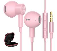 iMangoo Écouteurs Filaires Magnétiques Intra-Auriculaires avec Micro | Écouteurs Oreillettes Filaires avec Anti-Bruit Casque pour Xiaomi Redmi Note 12 Pro+ 11 12s 11 Pro 13C pour Samsung A15 A14