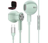 iMangoo Ecouteurs USB C Magnétique pour Samsung A57 A37 A17 A16 Pixle 10a | Écouteurs USB Type C Intra Auriculaires avec Micro et contrôle du Volume pour iPhone 18 Pro Max 17 16 pour Redmi Note 15 Pro+