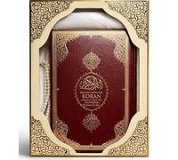 Imani Aksa Coffret Cadeau Saint Coran Arabe Allemand Traduit et annoté en Allemand et Un Tapis prière Musulman Offert