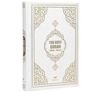 Imani Aksa Saint Coran Arabe Anglai Traduit et annoté en français et Un Tapis prière Musulman Offert (Blanc)