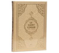 Imani Aksa Saint Coran Arabe Francais Traduit et annoté en français et Un Tapis prière Musulman Offert Gold.