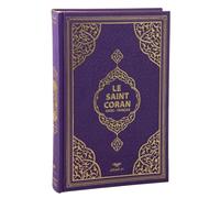 Imani Aksa Saint Coran Arabe Francais Traduit et annoté en français et Un Tapis prière Musulman Offert (Violet)