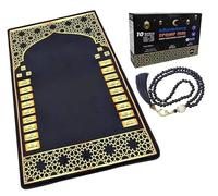 Imani Aksa Tapis de Prière Électronique pour Adultes & Convertis- Tapis priere interactif - Fait la Prière en Entier 10 Langues - Apprenez Les Sourates Tesbih- Coran en Français et Arabe.