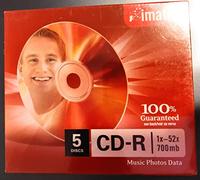 imation 5 disques CD-R 1x-52x 700 MB (2007)