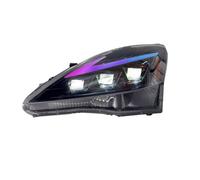 IMAWUHM Feux Phares 1 Paire De Phares Avant LED À Effet Fluide, Compatibles Avec Les Feux Jour (DRL) Pour Lexus IS300/250/200 (2006-2012) Phares Avant Voiture(RHD RGB)