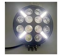 IMAWUHM Feux phares 2 Pièces Voiture 9 Pouces LED Lumière Travail Pour Jeep UTV Camion 4WD 120W Haute Puissance Universel Tout-terrain Conduite Lumières 12V 24V Phare(2 pieces white)