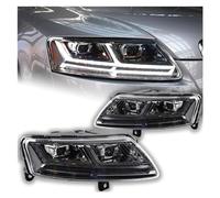 IMAWUHM Feux phares Phare LED Signal Dynamique Animation DRL Bi Xénon Auto Accessoires Voiture Style Pour A6 Phares 2005-2011 A6 C5 C6 Phare(RHD Headlight All LED)