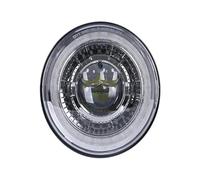 IMAWUHM Phares Avant Projecteur Principal 7 "phare Led De Voiture Pour Lada Pour Niva 4x4 7 Pouces H4 Phares Angel Eyes Pour Suzuki Pour Samouraï(1pcs Sliver)