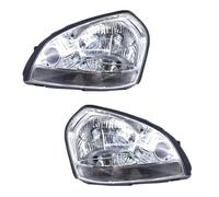 IMAWUHM Phares Voiture 1 Paire Pour Hyundai Pour Tucson 2005 2006 2007 2008 2009 2010 Phare Avant(1Pair white)