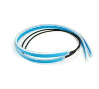 IMAWUHM Phares Voiture 2 X Clignotants À Bande LED Séquentielle Pour Voiture Feux Circulation Diurnes DRL(Pink-yellow,60cm)