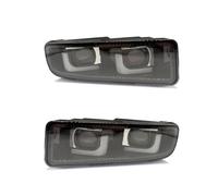 IMAWUHM Phares Voiture Pour Lexus LX470 Pour CYGNUS 1998-2007 Voiture DRL LED Clignotant Feux Jour Feux Jour Pare-chocs Avant Ensemble Feux Antibrouillard Feu Brouillard