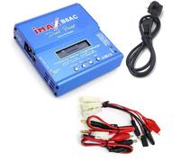 IMAX B6 AC RC Charger 80W B6AC 6A avec déchargement de Chargeur d'équilibre d'écran LCD Compatible avec Les Batteries Li-ION Life Lipo PB(B6AC Tamiya)
