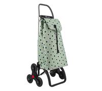 IMAX ISIDORA - Chariot de course Rolser 6 roues - Vert