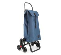 IMAX MF - Chariot de course - 6 roues - Bleu marine - Pratique et confortable, grande capacité, pliable et résistant à leau -