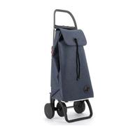 IMAX TWEED - Chariot de course Rolser pliable 4 roues - Bleu Marine