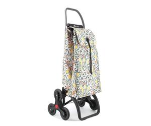 IMAX W MORRIS - Chariot de course Pliable - 6 roues - Citron - Fonctionnel et design, cadre aluminium robuste, sac imperméable