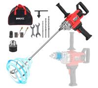 IMAYCC 3200W Mélangeur électrique de Forage de Béton, 2 en 1 Peroir et Mélangeur Multifonctionnel de Mortier à Main Réglable pour Mélanger Peinture,Boue de Ciment,Béton, Mortier,Fourrage,Bois,Murs,Mét