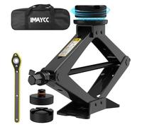 IMAYCC Cric losange universel 2,5 t pour voiture, avec revêtement en caoutchouc, cric portable avec clé à écrou de roue, kit d'urgence pour SUV, monospace, Tesla