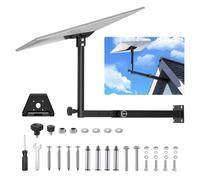 IMAYCC Kit de Starlink Gen 3 Mount Longue, Extensible Support Mural de Toit Starlink V3 360°Réglable et Rotatif avec Adaptateur de Tube Starlink Gen 3 pour Starlink Internet Standard