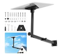 IMAYCC Kit de Starlink Gen 3 Mount, Rétractables Longue Support Mural de Toit Starlink V3 360° Réglable et Rotatif avec Adaptateur de Tube Starlink Gen 3 pour Starlink Internet Standard Kit