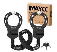 IMAYCC Menottes Antivol/Cadenas Trotinette Electrique, Idéal Pour Les Vélos, Trottinettes,Poussettes,Moto Adulte,Portail,Clôture,Etc