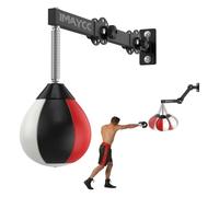 IMAYCC Punching Ball Enfants et Adultes, Sac de Boxe Suspendu Réglable en Hauteur et Pliable, Speedball avec Support Sac de Frappe, Poire de Vitesse de Boxe Pur Bureau Home Gym Workout Training Etc.