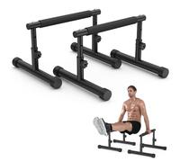 IMAYCC Réglable Parallettes pour Calisthenics, 2 en 1 Barre de Dip Parallele Musculation Antidérapantes, Push Up Bars Poignées de Pompes Fitness Parallettes pour Calisthenics Intérieur Extérieu