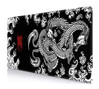 IMAYONDIA Grand tapis de souris de jeu (89,9 x 40,9 cm), grand tapis de souris avec base en caoutchouc antidérapant étendue avec bords cousus, tapis de souris pour clavier, pour travail, joueur,