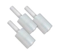 Imballaggi Point - Film extensible manuel en Bobinette - blanc - Épaisseur 23 my 10 cm x 150 m - Film LLDPE compact pour emballages, déménagements et petits colles- Lot de 10